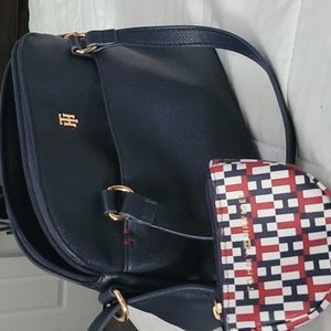 Navy purse